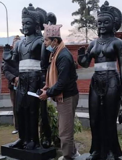 अयोध्याधामका लागि तयार भयो राम र सीताको मूर्ति, हनुमान र लक्ष्मणको मूर्ति बन्दै