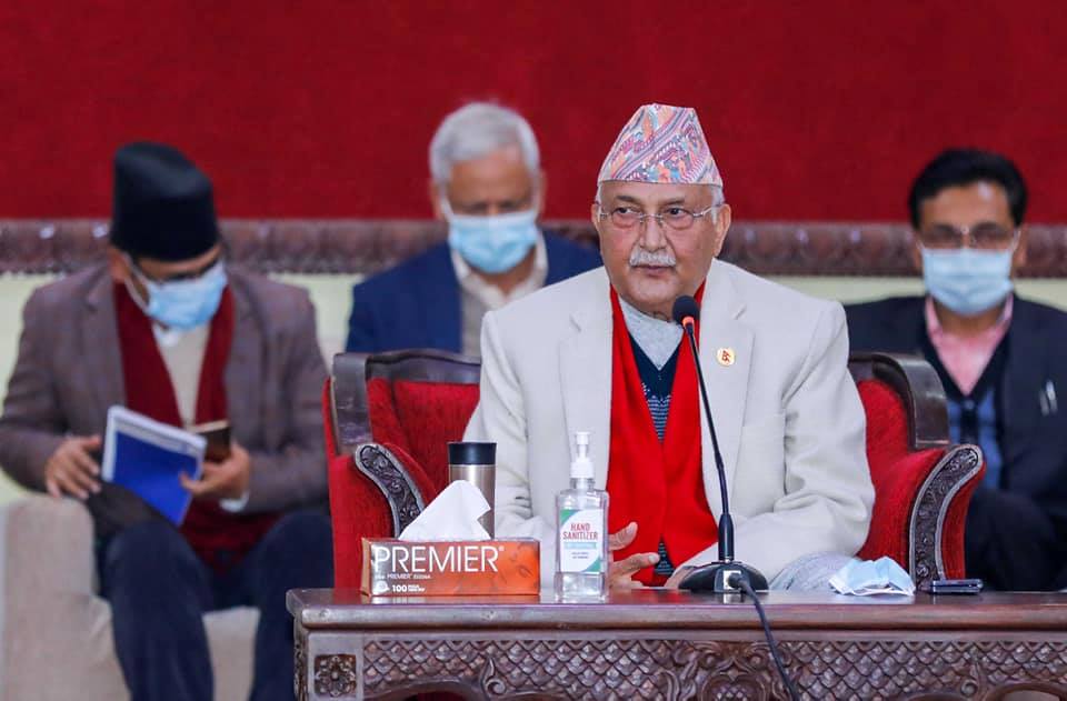 सरकारलाई विस्थापित गर्ने प्रयास विफल : प्रधानमन्त्री ओली