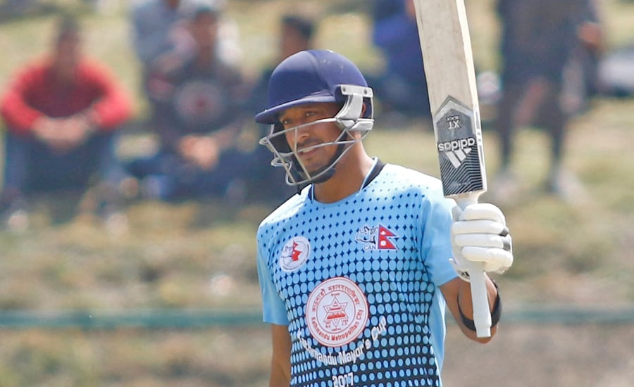 काठमाडौँ मेयर्स कपमा पारस खड्काको शतक