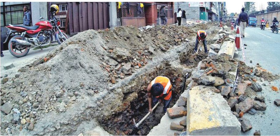 १६ करोडको क्षति मेलम्चीको नयाँ पाइपलाइनमा