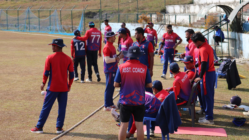 विश्व कप क्रिकेट लिग–२ को बन्द प्रशिक्षणका लागि २० खेलाडी छनोट