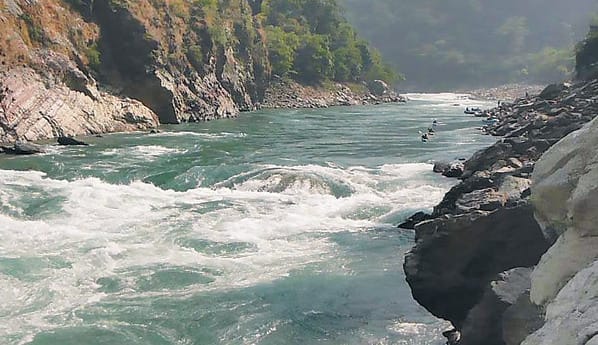 मर्स्याङदी नदी थुनियो, जोखिम झन् बढ्यो