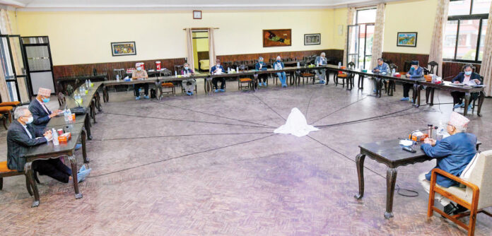 माधव समूहलाई नबोलाई एमाले जेठ २ मा फर्किने