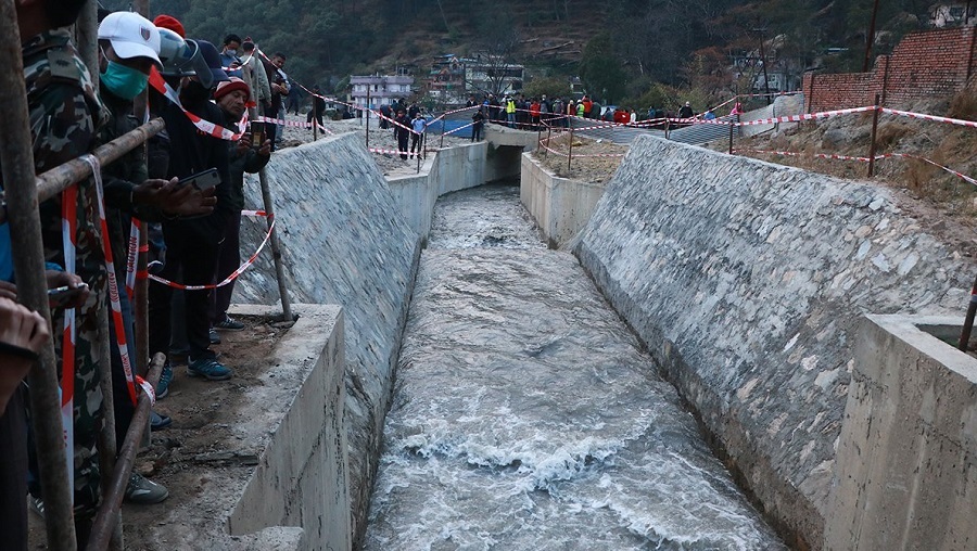 मेलम्ची दोस्रो चरणको निर्माण अघि बढाइँदै