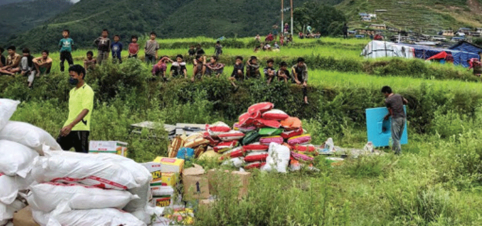 सक्रिय मनसुन केही मत्थर,उद्धार र राहत वितरण तीव्र