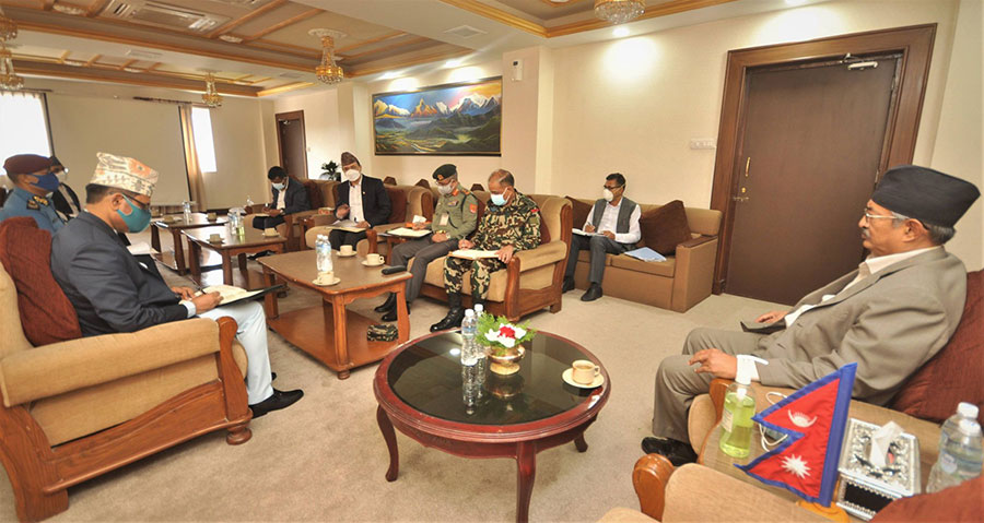 गृहमा केन्द्रीय सुरक्षा समिति बैठक, कोरोनाको तेस्रो लहरदेखि साइबर क्राइमबारे छलफल