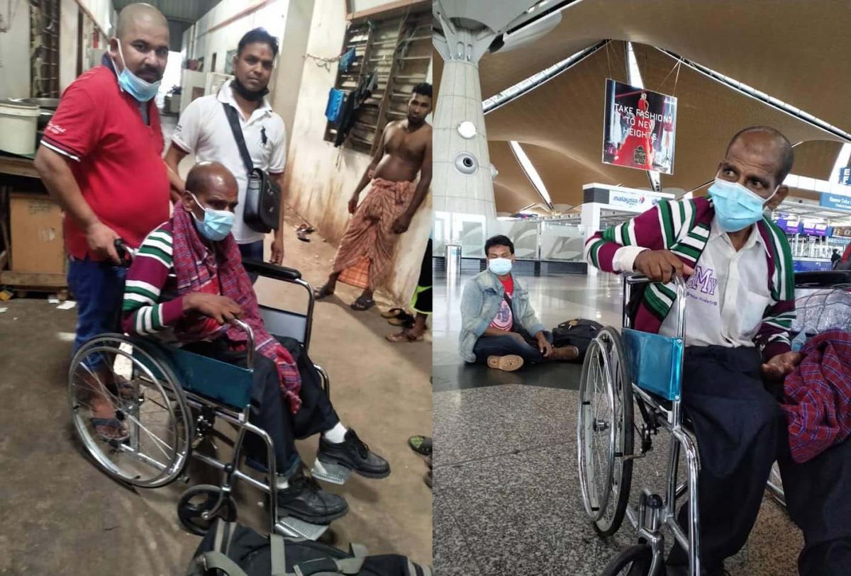 मलेसियामा प्यारालाइसिसले थला परेका केवटलाई नेपाल फर्काइयो