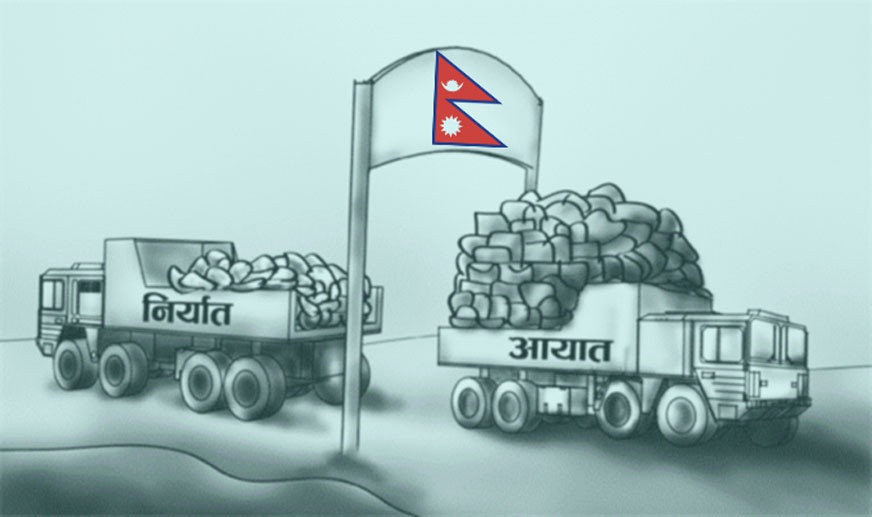 नेपाल–बङ्गलादेश व्यापार : आयात बढी निर्यात कम