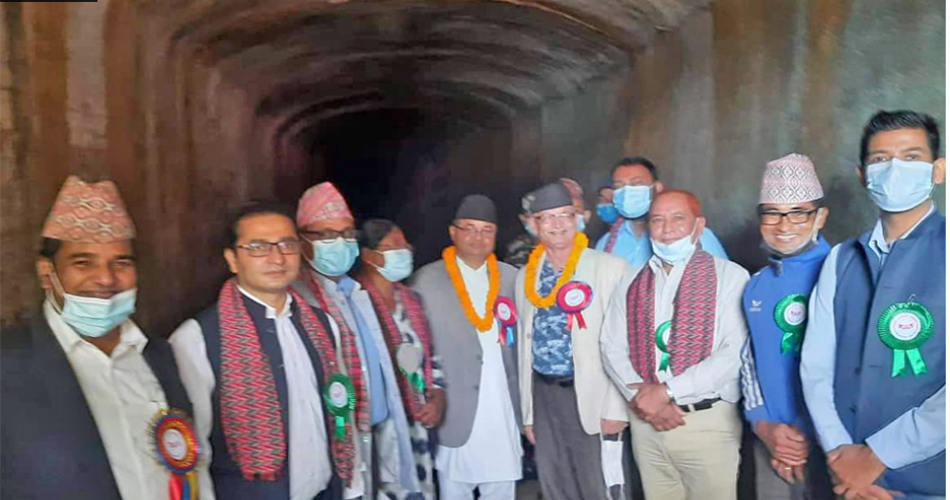 एशियाकै पहिलो चुरियामाई सुरुङमार्ग पुनर्निर्माणको शिलान्यास