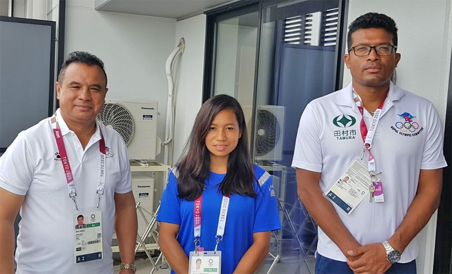 टाेकियो ओलम्पिकमा प्रारम्भिक चरणबाटै बाहिरिइन् सरस्वती चौधरी