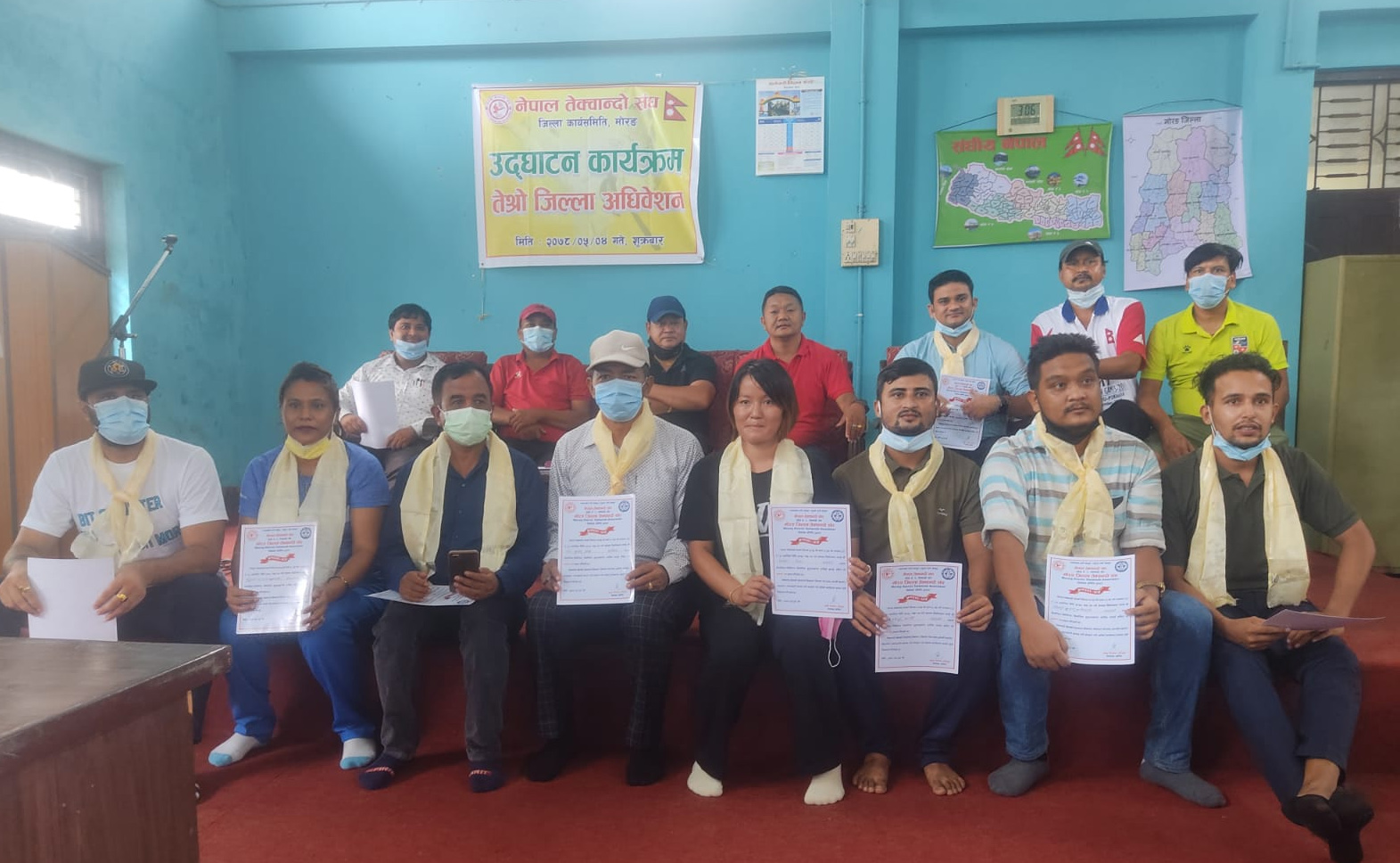 मोरङ तेक्वान्दो संघको अध्यक्षमा दिवस नेपाल