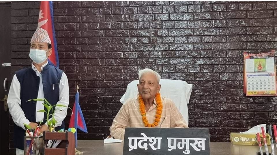 प्रदेश-२ का प्रदेश प्रमुख हरिशंकर मिश्रद्वारा पदभार ग्रहण