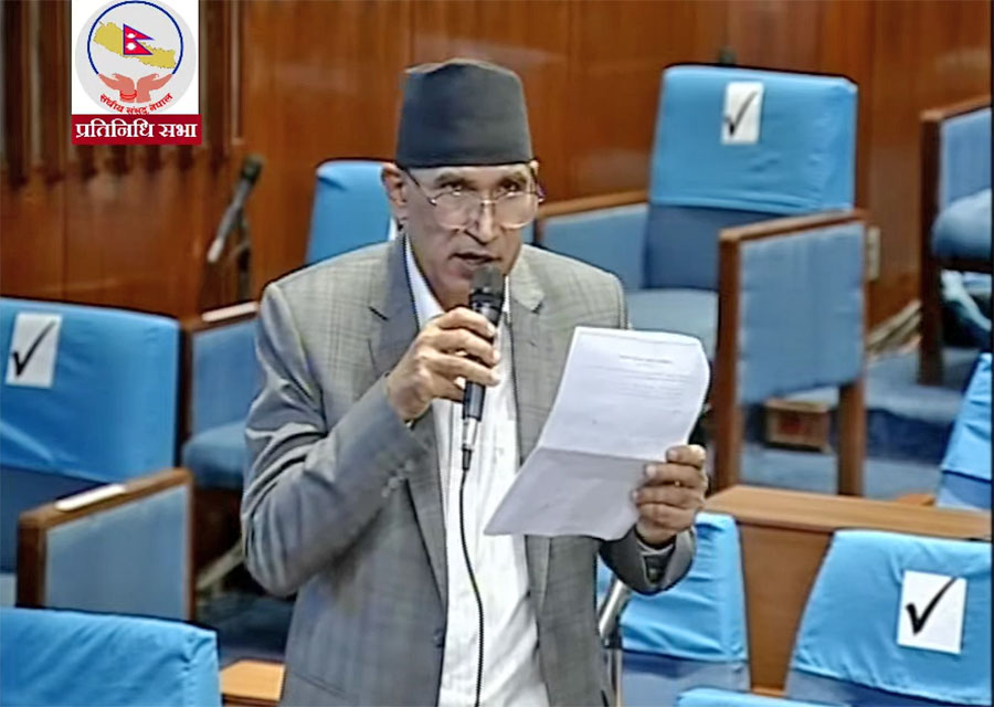 श्वेतपत्र अघिल्लो सरकारको विरोधमा केन्द्रित भएको आरोपपत्र : विष्णु पौडेल