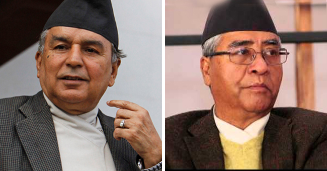 काँग्रेस सभापति देउवा र वरिष्ठ नेता पौडेलबीच भेटवार्ता हुने