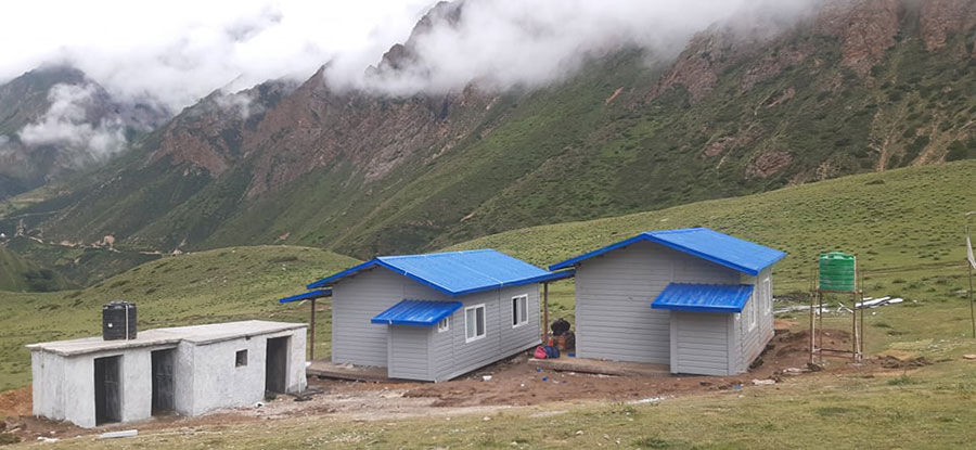 तिङ्करमा बन्याे सशस्त्र प्रहरीको बीओपी भवन