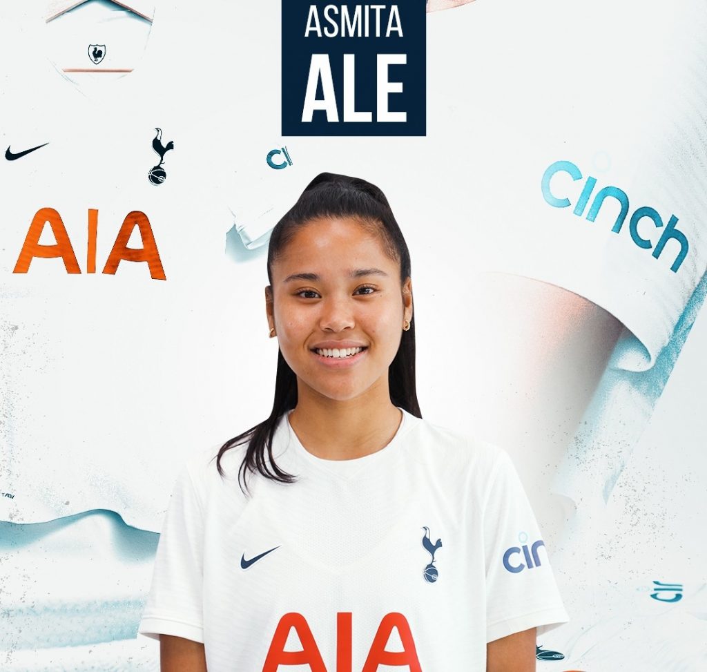 नेपाली मुलकी अस्मिता आले टोटेनहममा अनुबन्धित