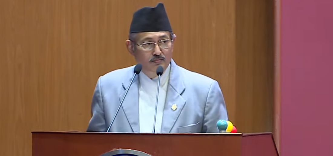 महाकालीमा तुइन विस्थापित गरी झोलुंगे पुल निर्माण सुरु भइसक्याे : गृहमन्त्री खाँड