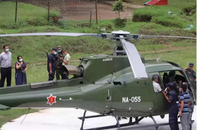 दार्चुला तुइन घटनाको छानबिन समिति हेलिकप्टरमार्फत व्यास प्रस्थान