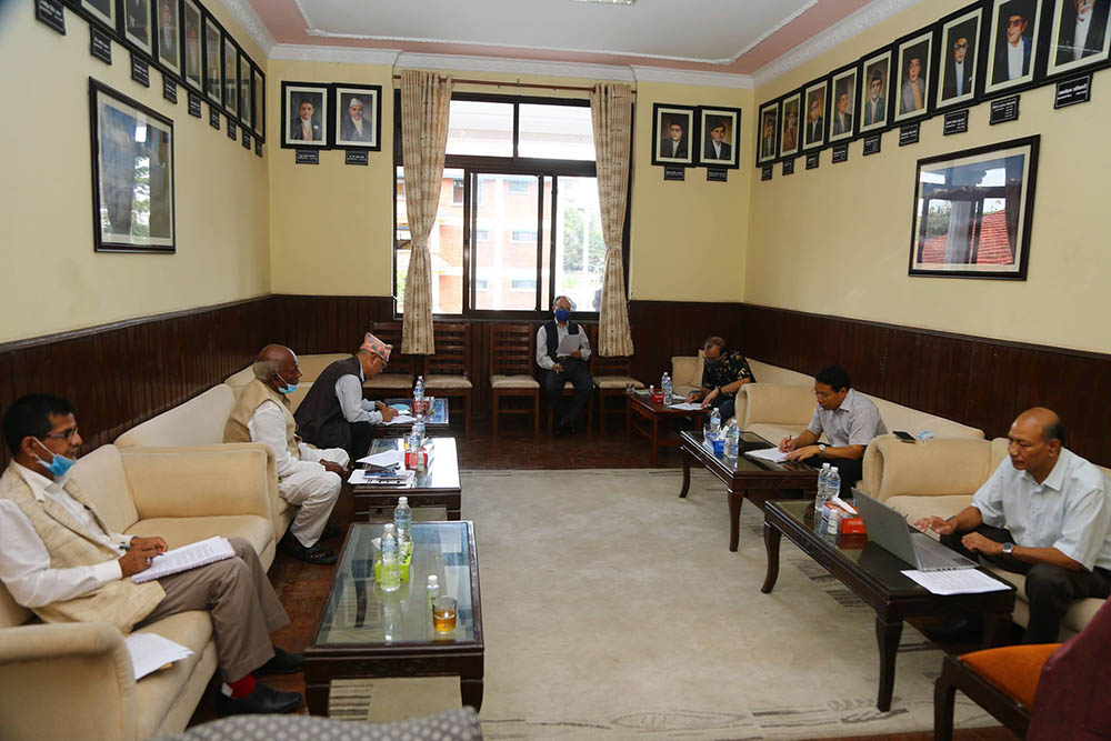 सत्ता गठबन्धन कार्यदलको बैठक जारी, न्यूनतम साझा कार्यक्रमलाई अन्तिम रूप दिइने