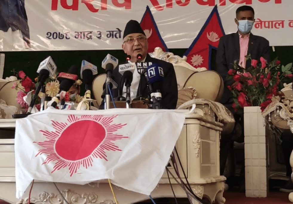 हामी अलिकति मेहनत गर्ने हो भने माधवको १० प्रतिशत पनि पुग्दैन, तीनको पार्टी दर्ता हुँदैन : ओली