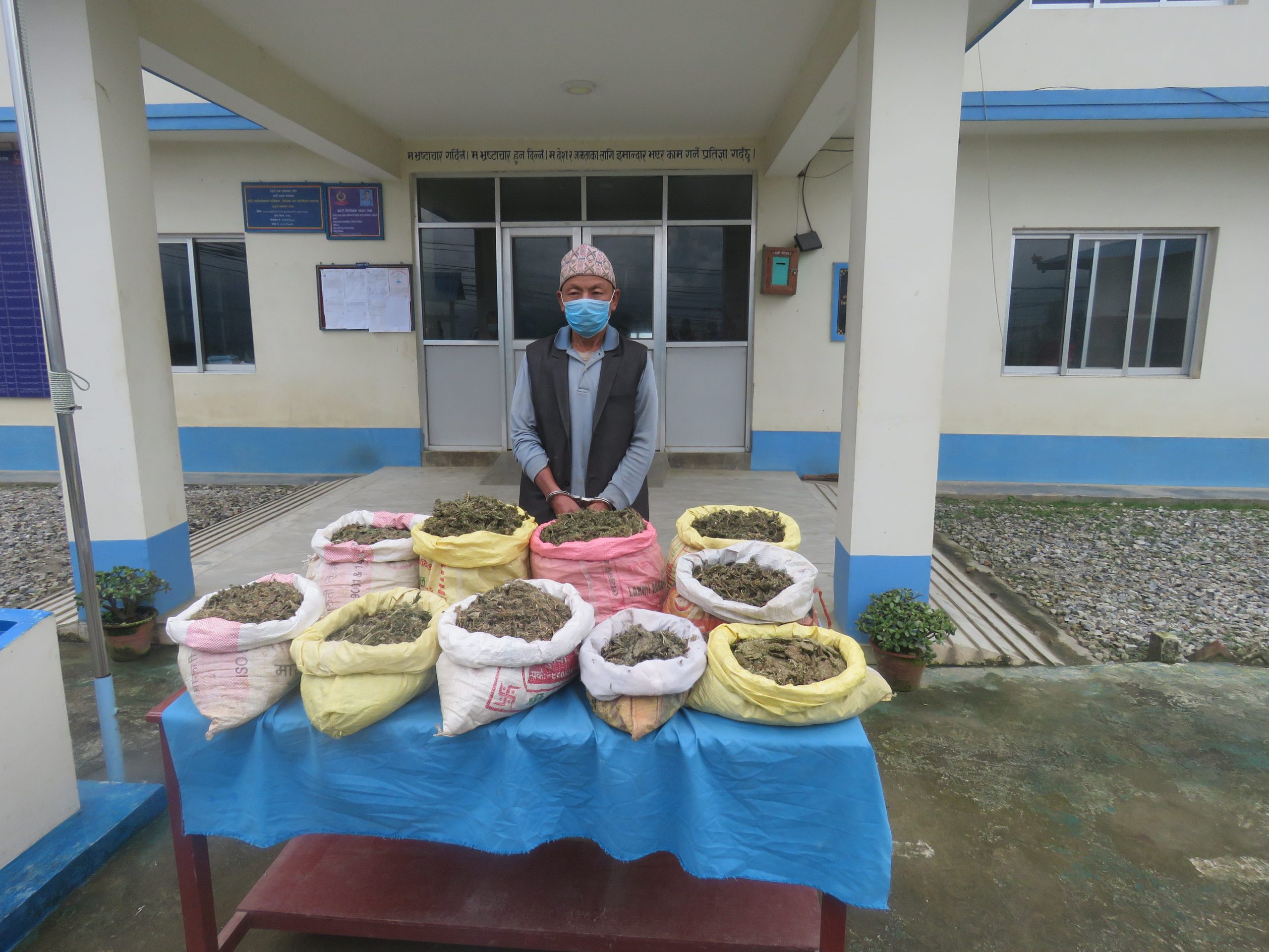 १५ केजी गाँजा र भरुवा बन्दुकसहित २ जना पक्राउ