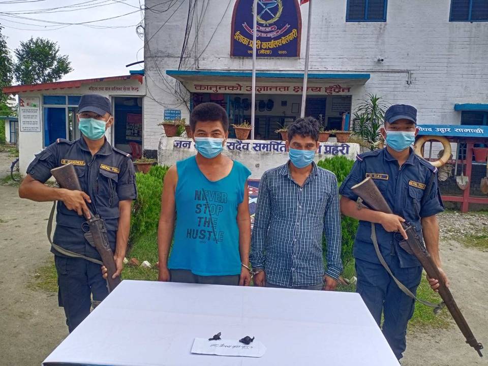 बेलबारीबाट ब्राउन सुगरसहित २ जना पक्राउ