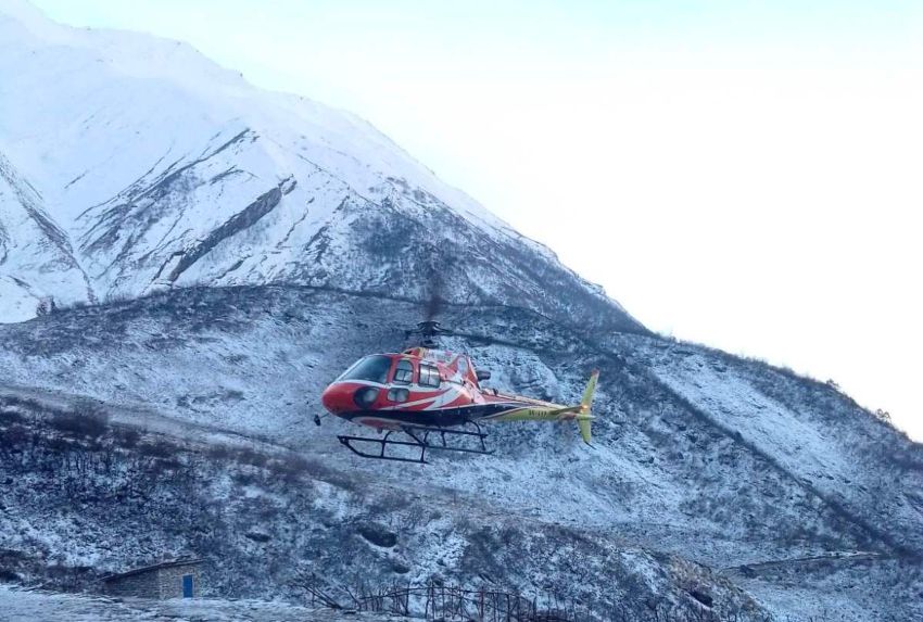 धौलागिरि हिमाल आरोहण: पदमार्ग सुनसान, आधार शिविरमा चहलपहल