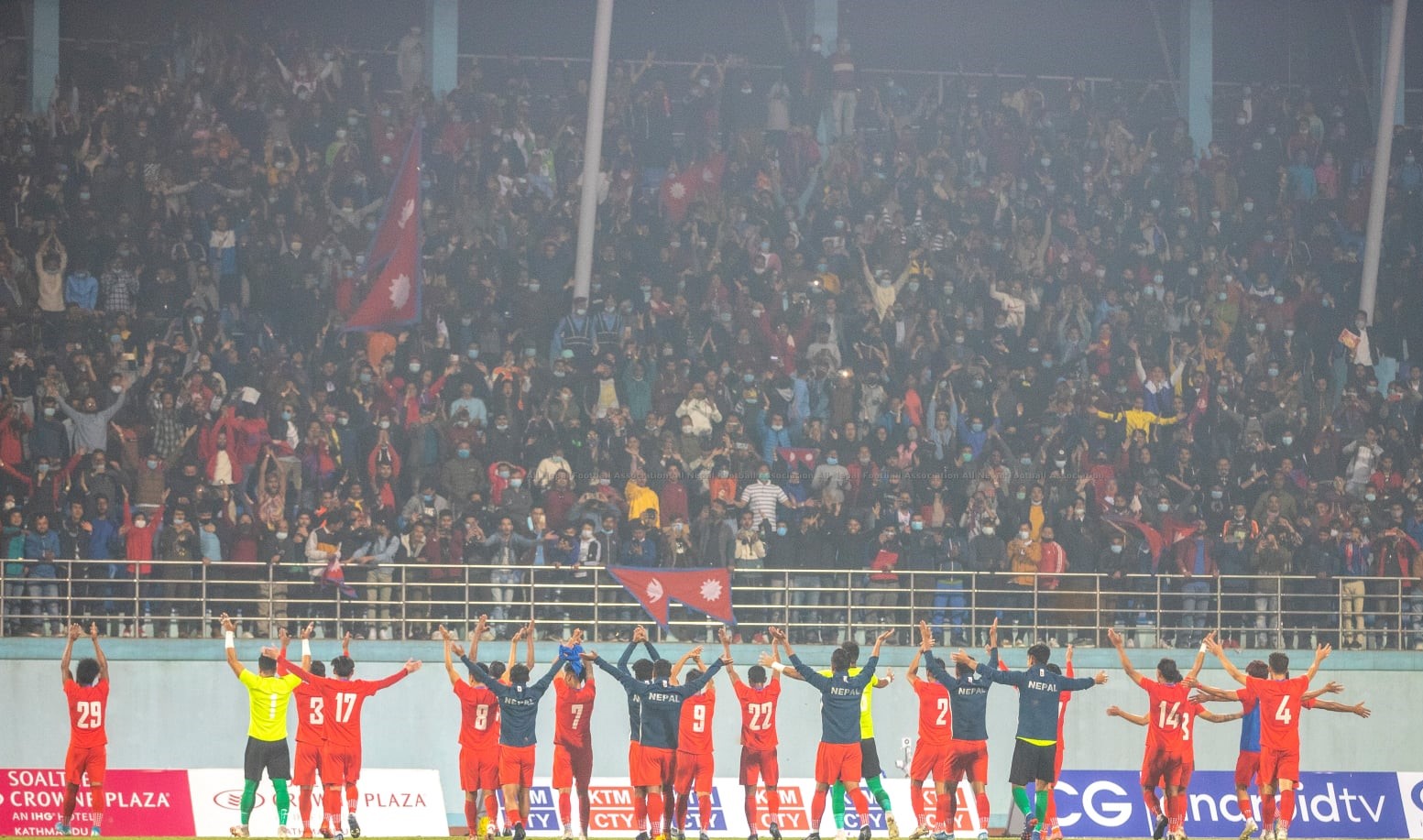 नेपाल र भारतबीचको मैत्रीपूर्ण फुटबलमा दर्शकलाई प्रवेश दिइने