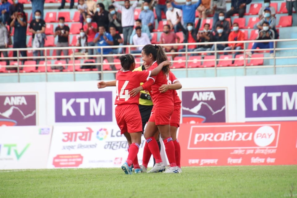 मैत्रीपूर्ण फुटबलमा नेपालले बंगलादेशलाई २-१ ले हरायो