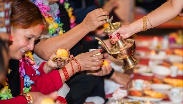 दशैँ भित्र्याउन चथाः मनाउँदै नेवार समुदाय