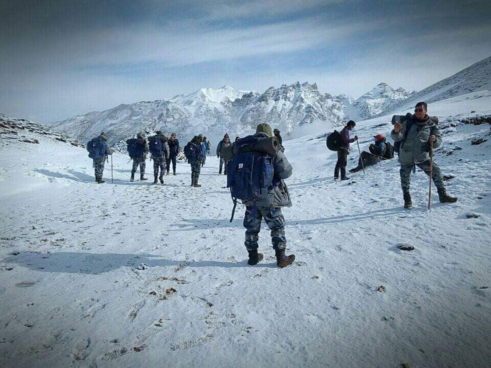 हिल्सा पुग्यो नेपाल–चीन सीमा अनुगमन टोली