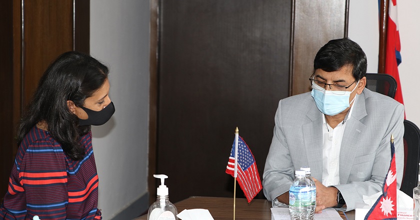 एमसीसी शीघ्र अनुमोदन गर्न अर्थमन्त्रीलाई आग्रह