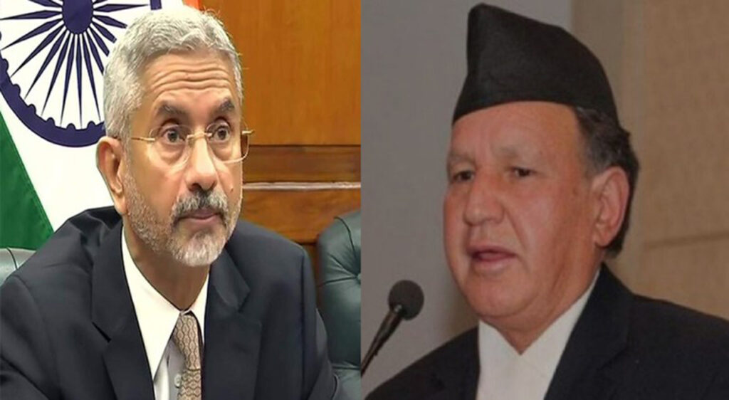 परराष्ट्रमन्त्री खड्कालाई भारतका विदेशमन्त्री जयशङ्करले दिए बधाई