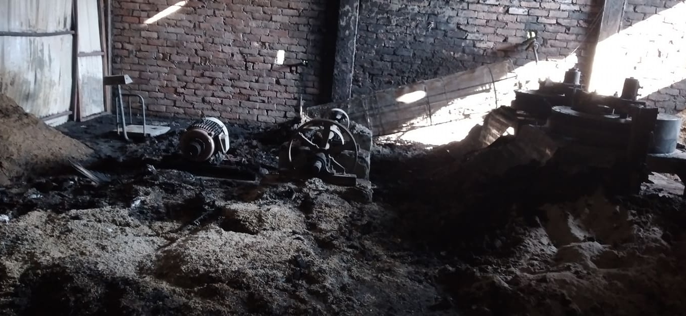 मिलमा आगलागी, ७० लाखको क्षति