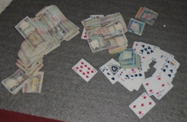 काठमाण्डौमा झण्डै १९ लाख रुपैयाँसहित जुवातास खेल्ने पक्राउ