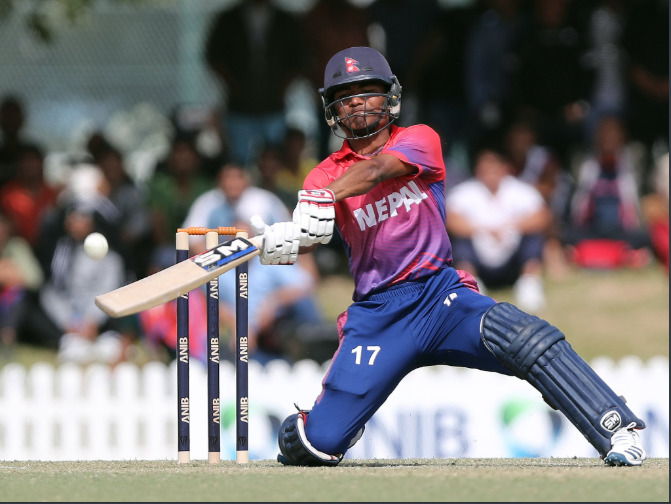 पिएनजीविरुद्ध रोहित पौडेलको अर्धशतक