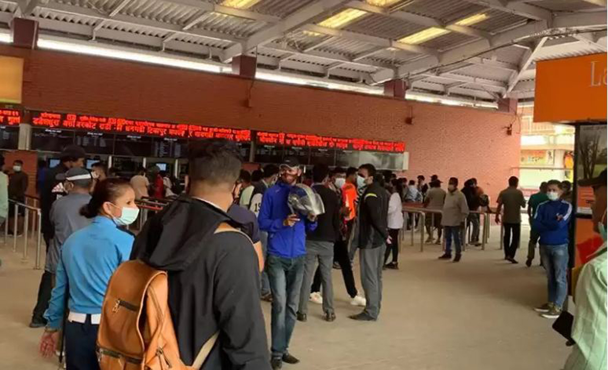 दसैँका लागि उपत्यका छाड्नेको संख्या बढ्यो