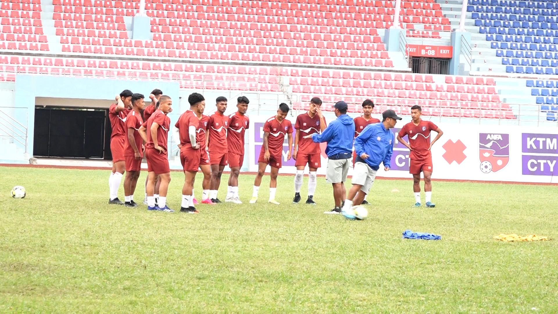 यु–२३ राष्ट्रिय फुटबल टोली भोली ताजाकिस्तान प्रस्थान गर्ने