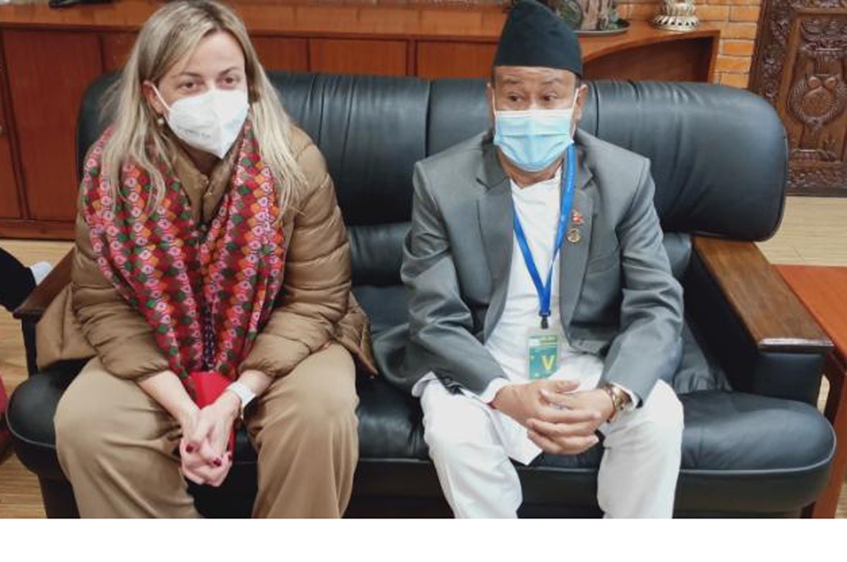 स्पेनकी सभामुख नेपाल भ्रमणमा