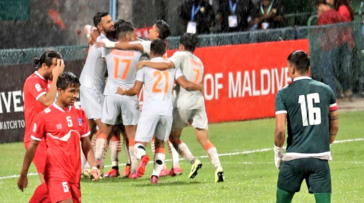 साफ च्याम्पियनसिपको फाइनलमा नेपाल पराजित, भारत आठौं पल्ट च्याम्पियन