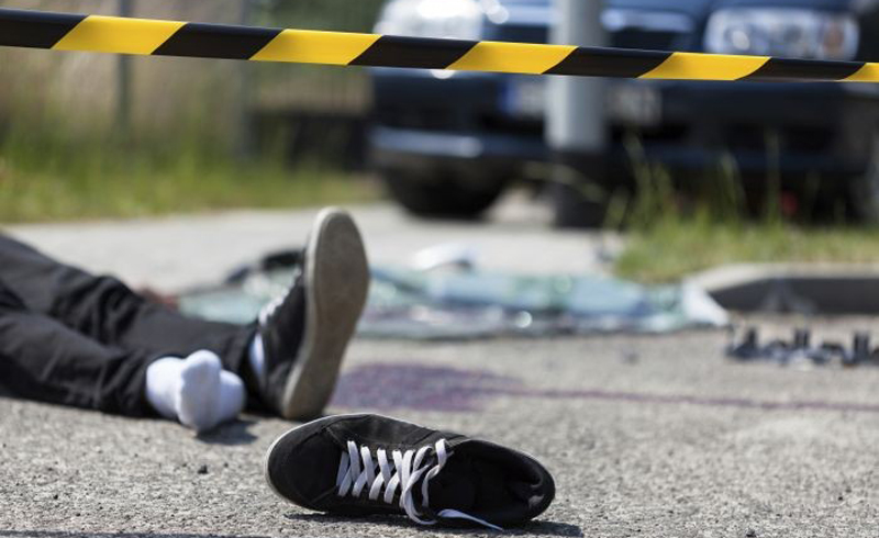 बसको ठक्करबाट दुई पैदल यात्रीको मृत्यु