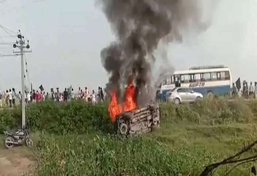 किसान र भाजपा कार्यकर्ताबीच झडपः ८ जनाको मृत्यु, प्रियंका गान्धी पक्राउ