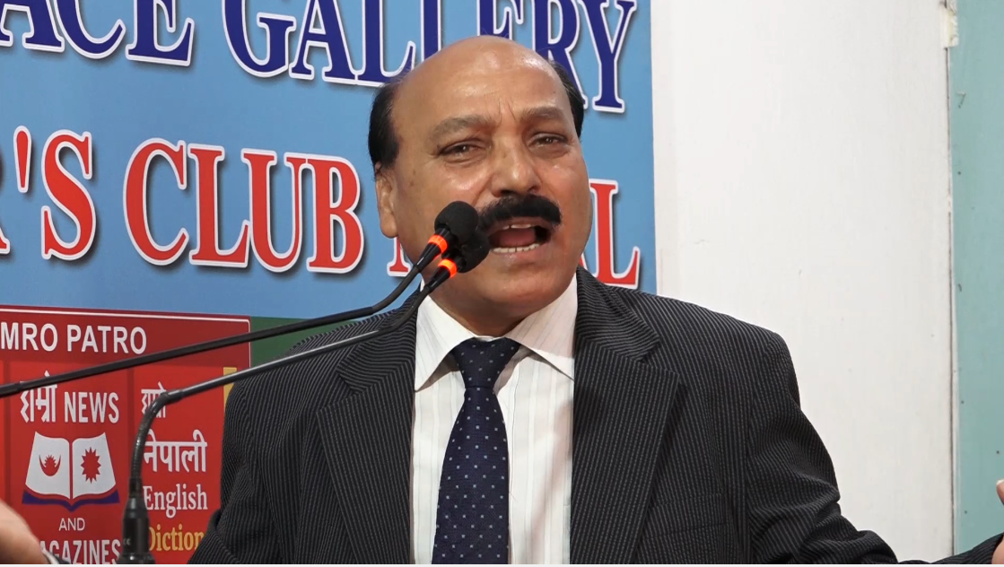 राणालाई एकमिनेट पनि प्रधानन्यायाधीशको कुर्सीमा बस्ने अधिकार छैन : दिनेश त्रिपाठी