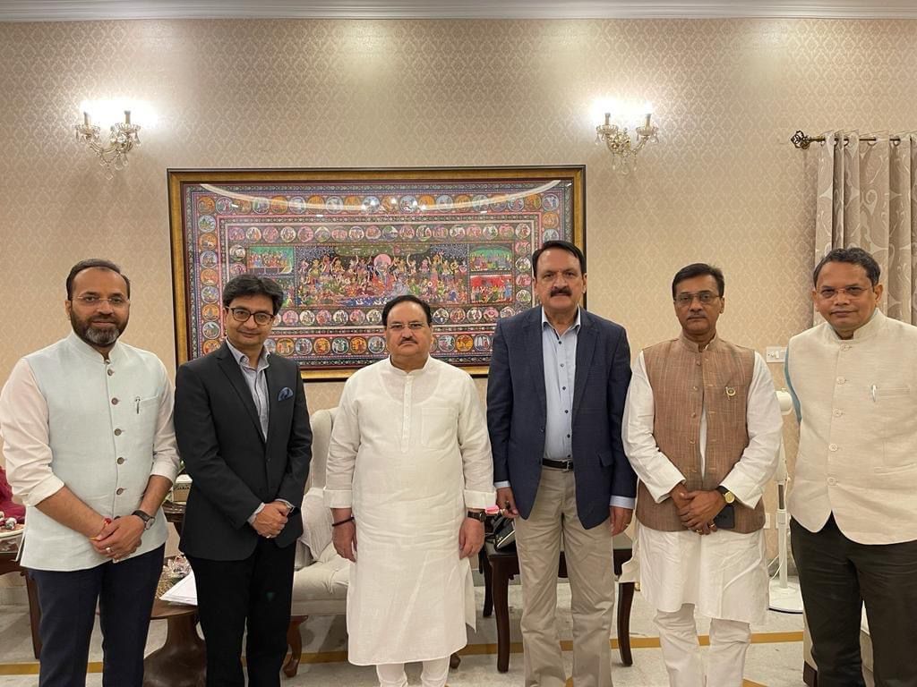 कांग्रेस प्रतिनिधिमण्डल र भाजपाका अध्यक्षबीच भेटवार्ता