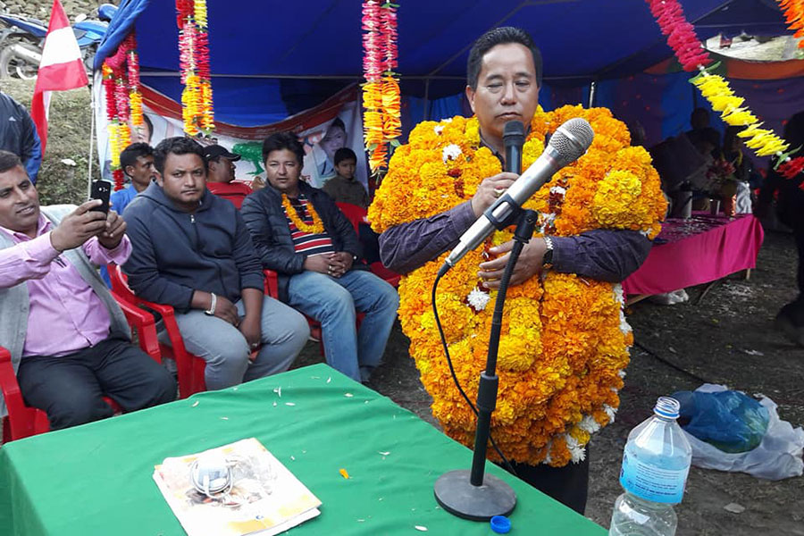 कांग्रेस रामेछापको सभापतिमा कान्छाराम तामाङ निर्वाचित