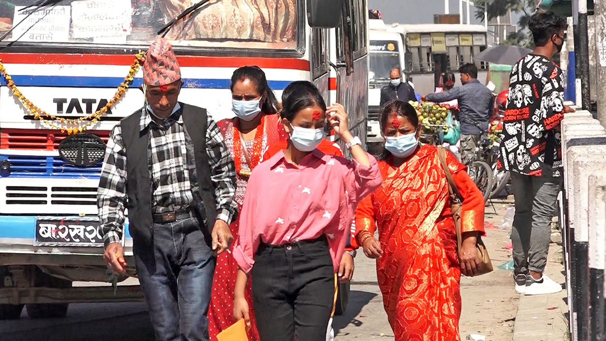 टीकाको दोस्रो दिन: काठमाडौं उपत्यकामा बढ्यो चहल–पहल