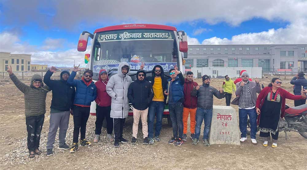 कोरला नाकामा पुग्यो बस