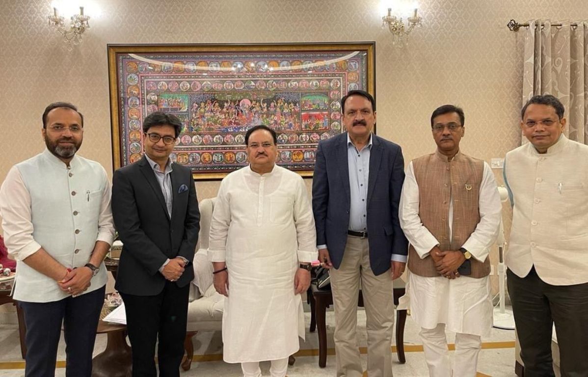 कांग्रेसको प्रतिनिधिमण्डल र भाजपाका अध्यक्षबीच भेटवार्ता