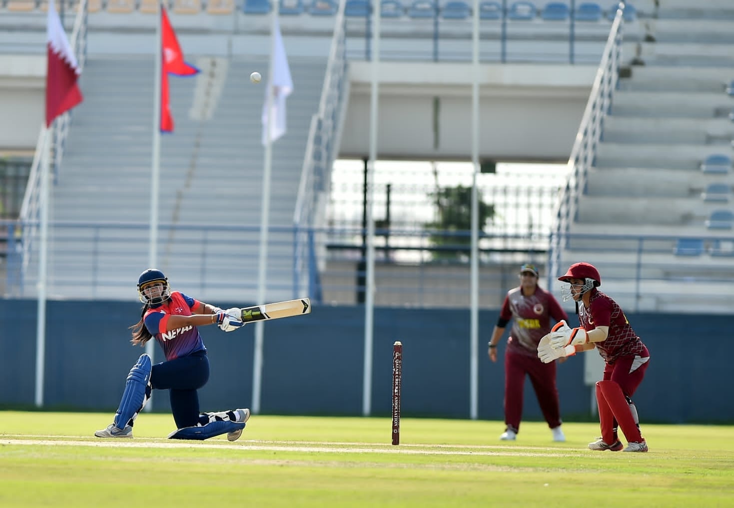कतारसँगकाे तीन डब्लूटि२० आई सिरिजमा नेपालको सानदार क्लिनस्वीप