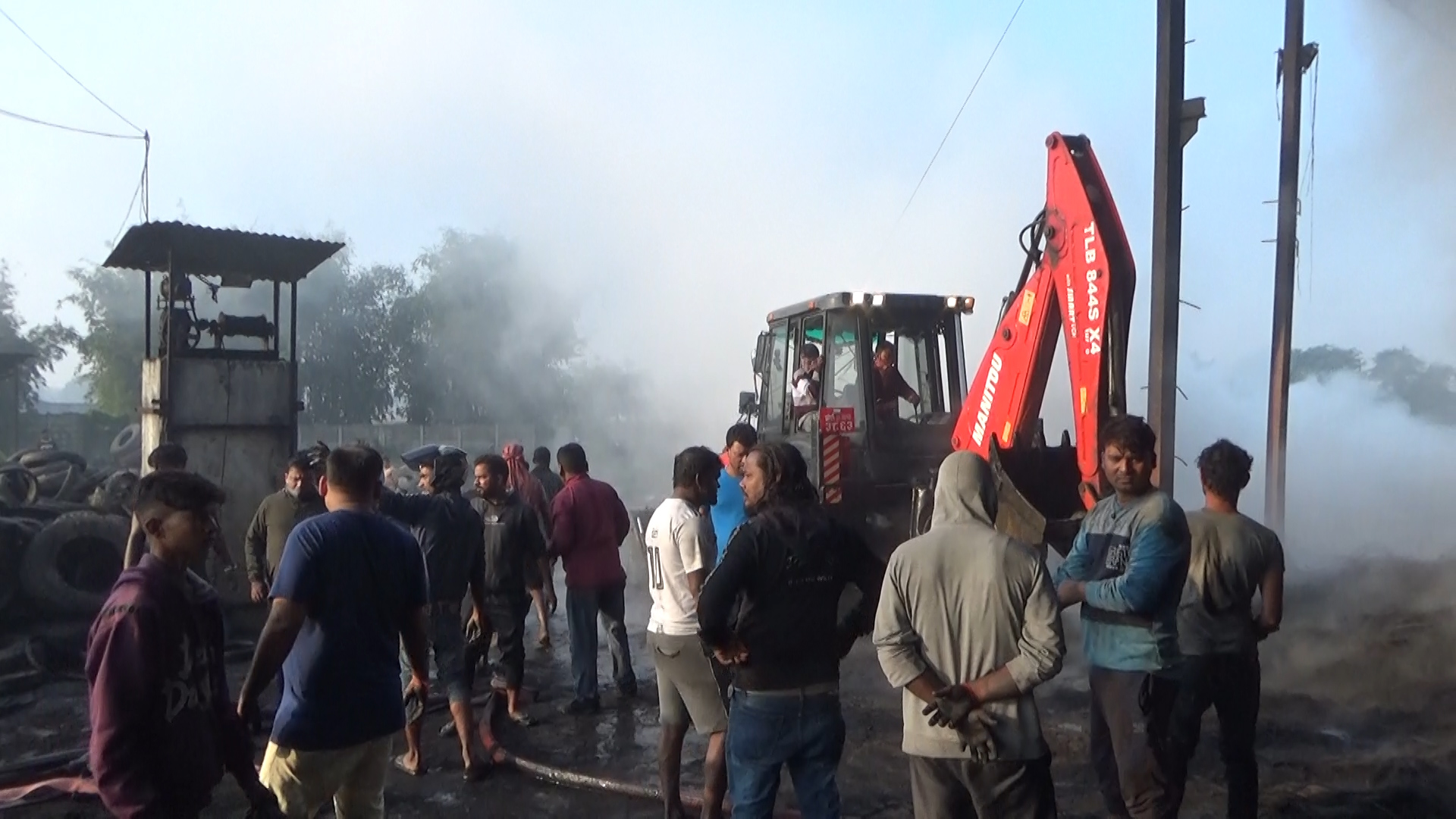 मोरङकाे कटहरीस्थित ग्लोबल बायो इनर्जी इन्भेष्टमेन्टमा आगलागी